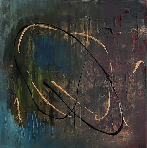 Capriccio - Presto energico (Johannes Brahms: 7 Fantasien op. 116, Nr. 1) by Nicole Rudi, Painting for Sale on Select