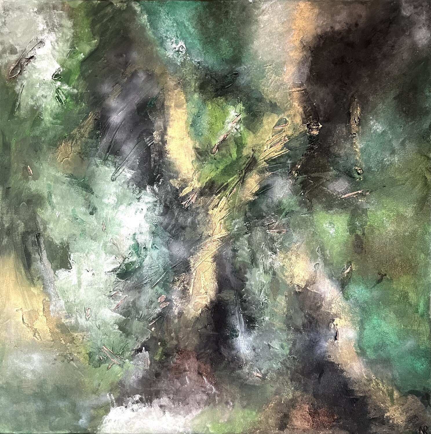 Sonata tragica (Franz Schubert: Sonate a-Moll D 784) Nicole Rudi Original painting for sale