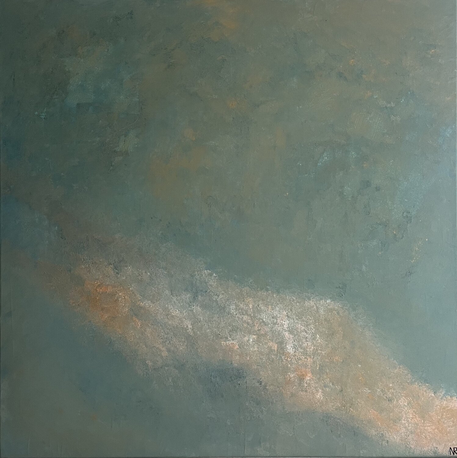 Con intimo sentimento (Franz Liszt: Sonetto del Petrarca 47) Nicole Rudi Original painting for sale
