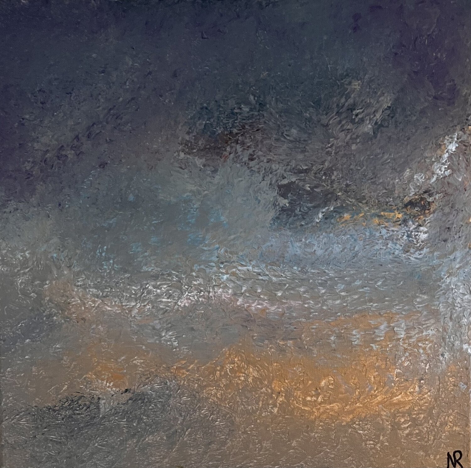 Intermezzo - Andantino teneramente (Johannes Brahms: 7 Fantasien op. 116, Nr. 6) Nicole Rudi Original painting for sale