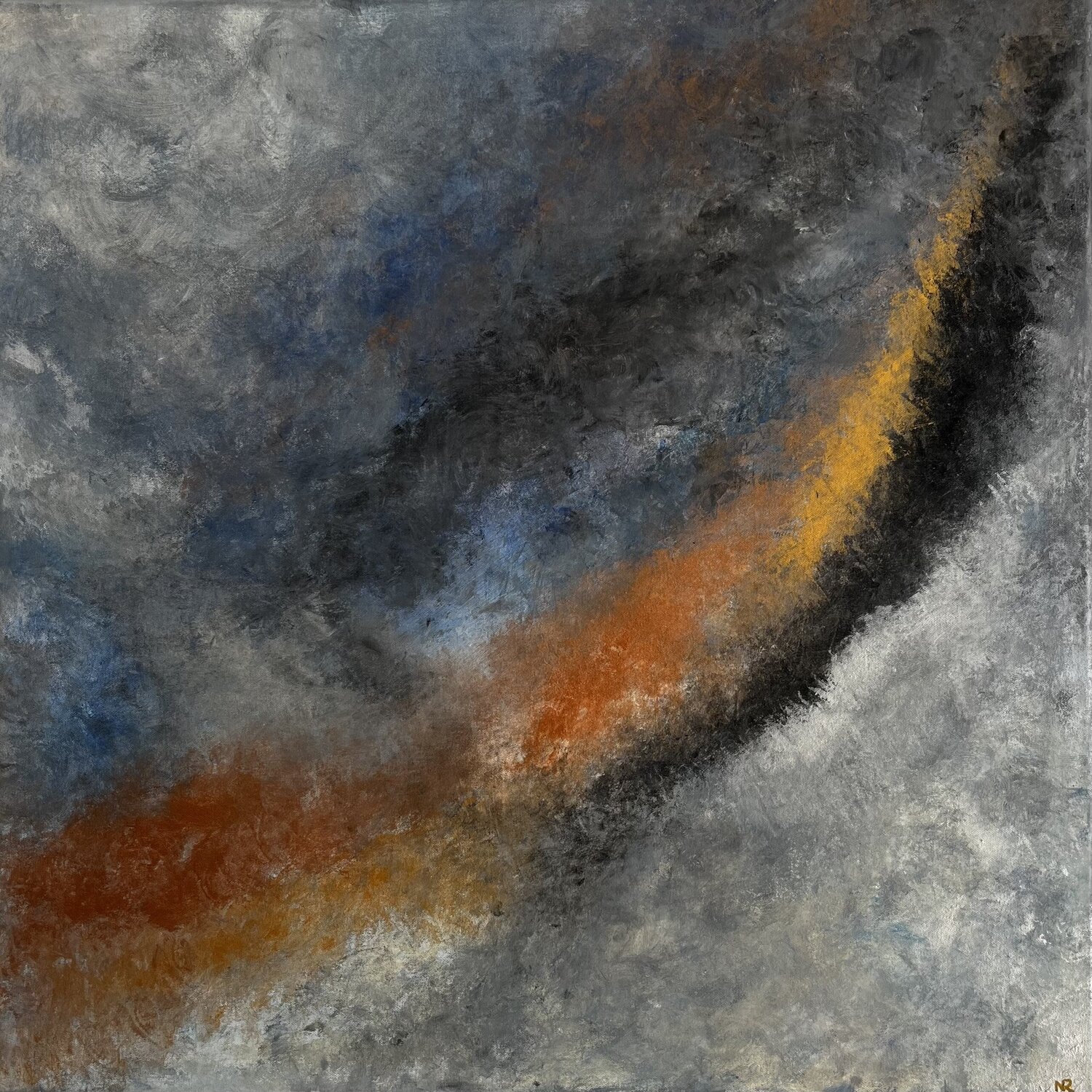 Reminiscenza (Frédéric Chopin: Nocturne cis-moll op. posth.) Nicole Rudi Original painting for sale