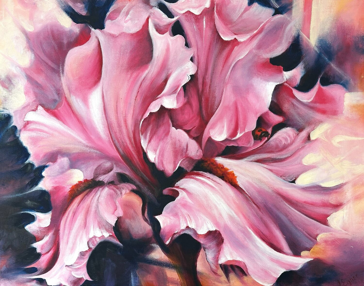 Where light touches Larissa Egner Original painting for sale
