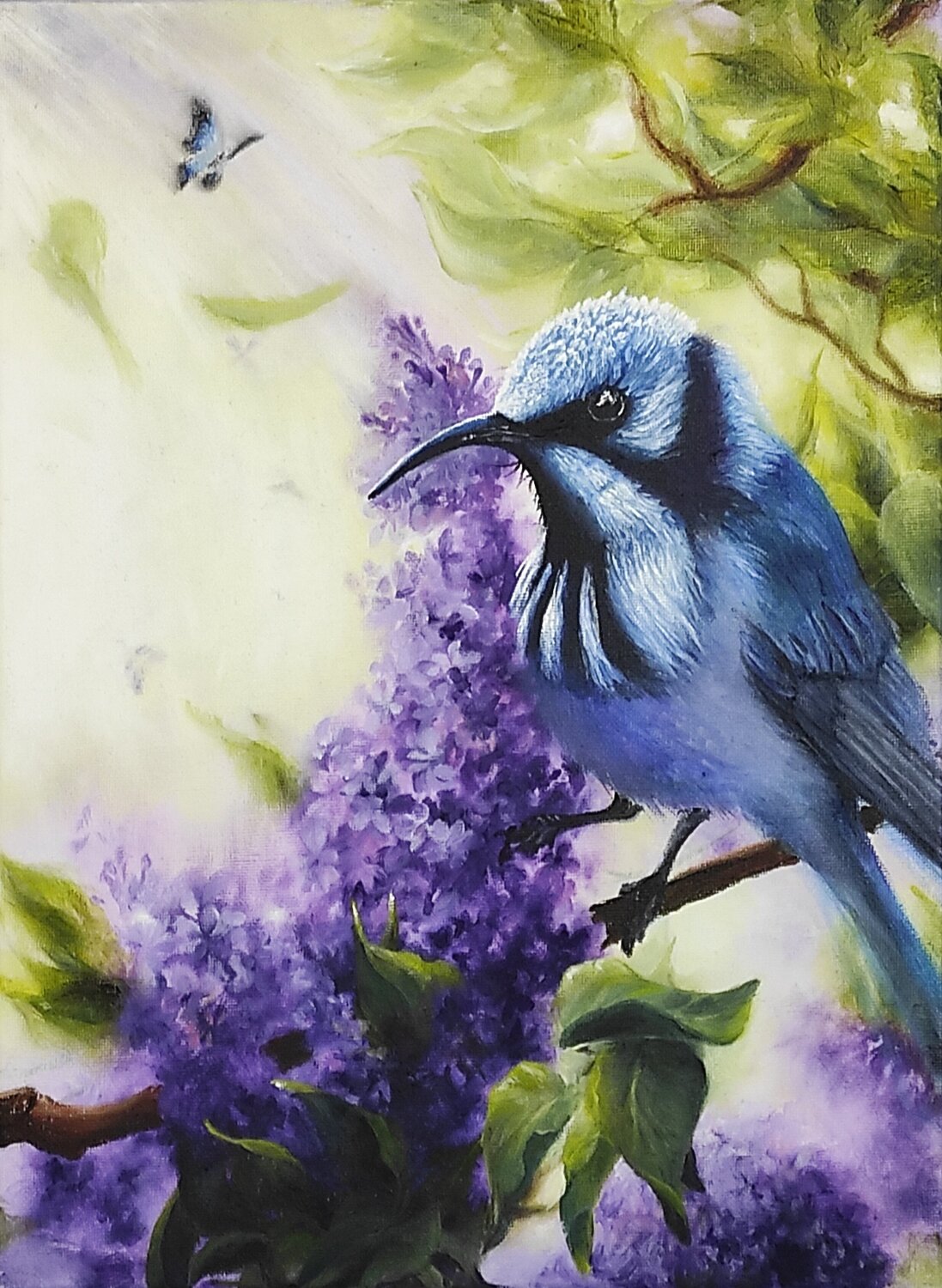 Tweeter Larissa Egner Original painting for sale