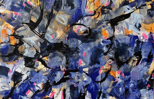 Gedankensturm by Christian Schmid, Painting for Sale on Select