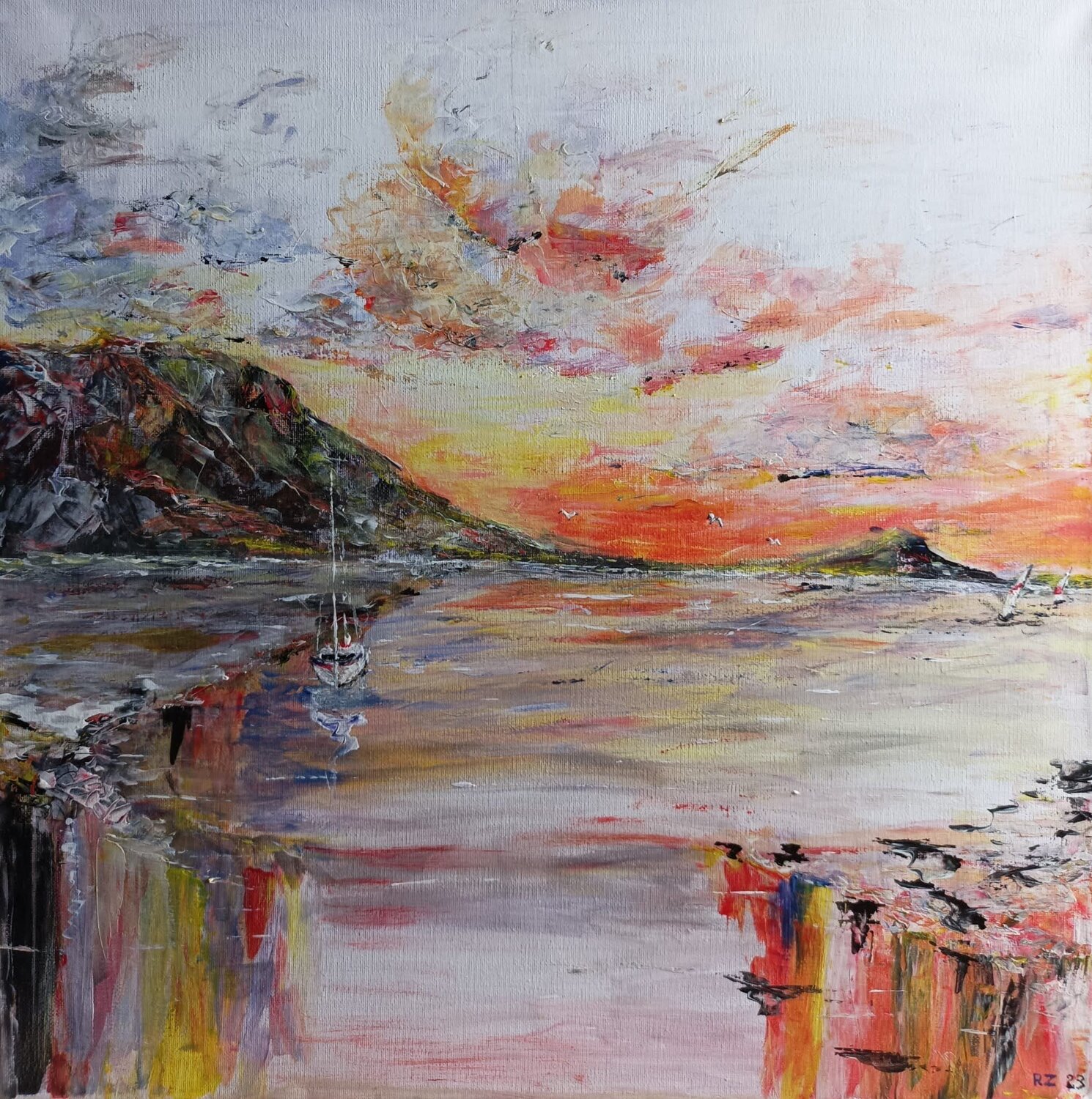 Jau netrukus kelsime bures Robertas Zabitis Original painting for sale