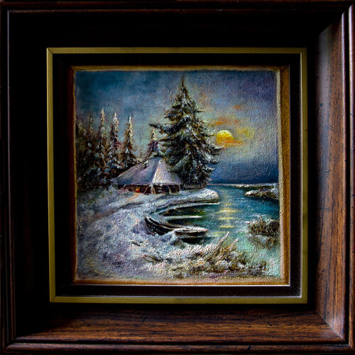 Waiting for Christmas by Inga Loginova, Painting for Sale on Select