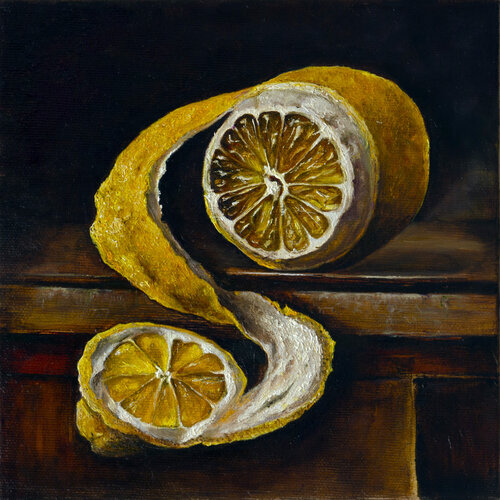 Fouetté of lemon by Inga Loginova, Painting for Sale on Select
