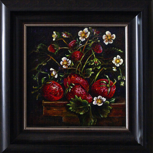 Portrait of a strawberry bush by Inga Loginova, Painting for Sale on Select