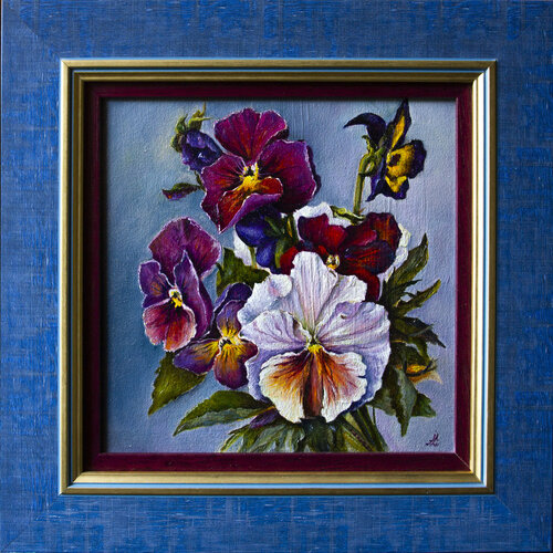 Viola mood by Inga Loginova, Painting for Sale on Select