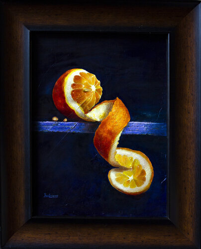 Orange Rondo by Inga Loginova, Painting for Sale on Select