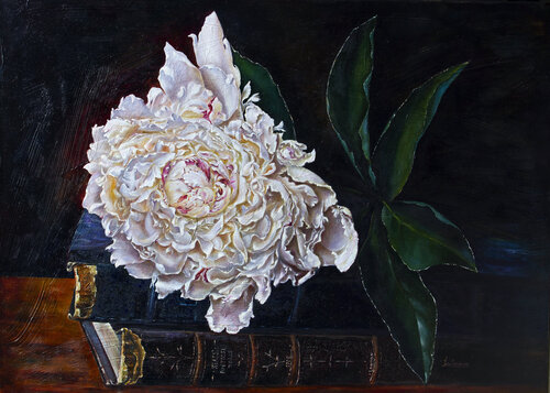 In the Shadows of an Antique Study by Inga Loginova, Painting for Sale on Select