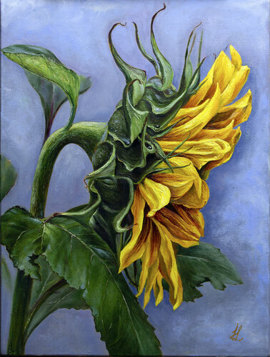 Golden Grace by Inga Loginova, Painting for Sale on Select