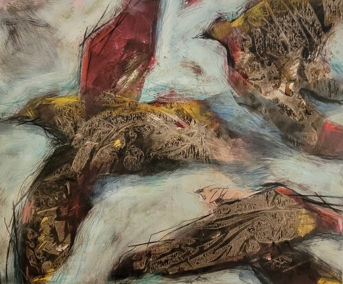 Sturmvögel II by Bettina Zedlitz, Painting for Sale on Select