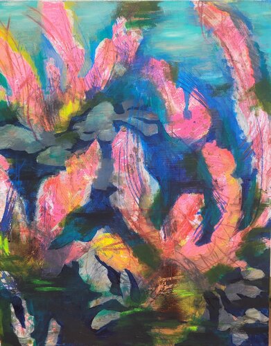 flora:august V by Bettina Zedlitz, Painting for Sale on Select