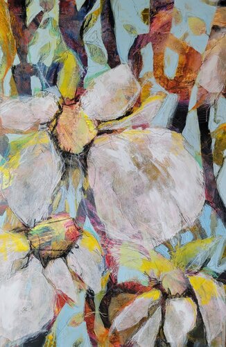 Frühlingsduft I by Bettina Zedlitz, Painting for Sale on Select