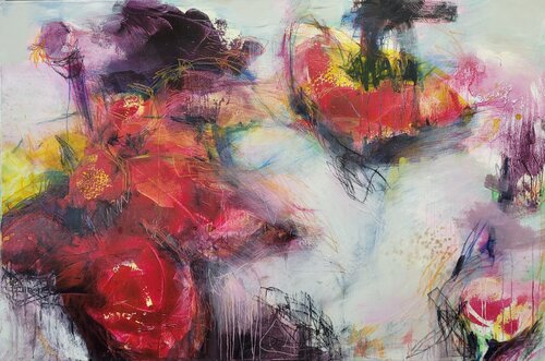 Sommerreigen by Bettina Zedlitz, Painting for Sale on Select
