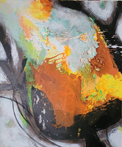 Windwald I by Bettina Zedlitz, Painting for Sale on Select