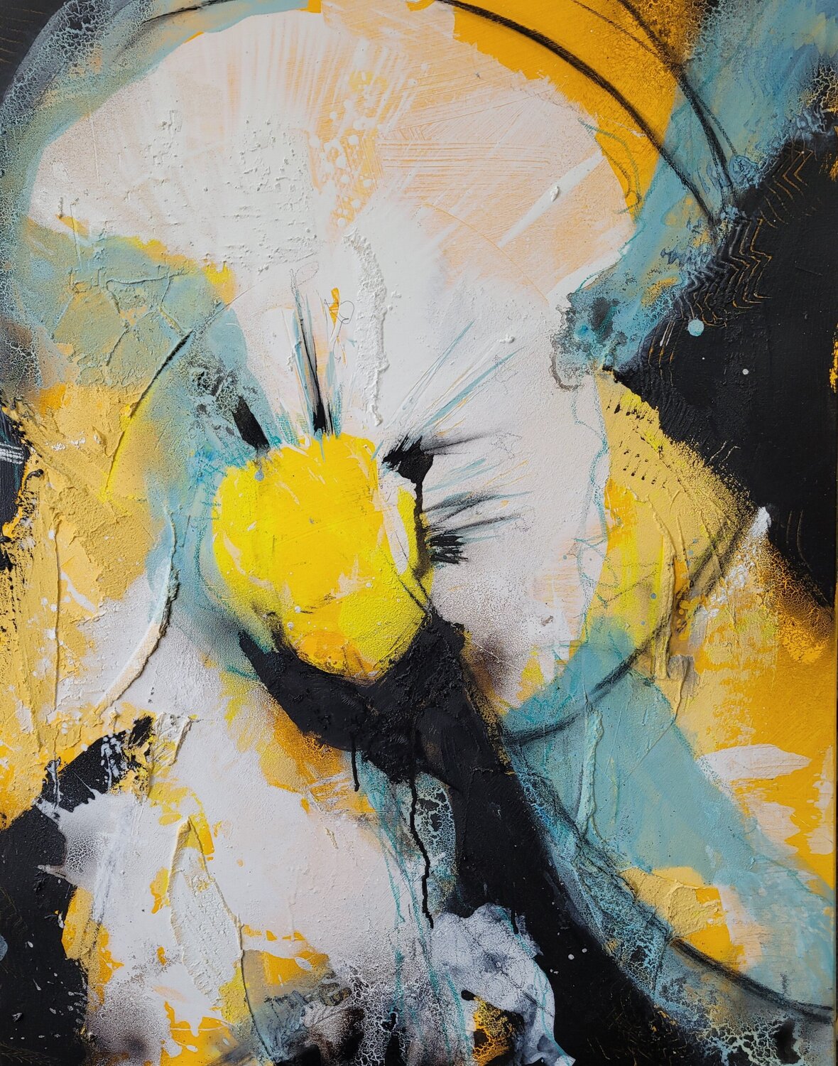 Pusteblume Bettina Zedlitz Original painting for sale