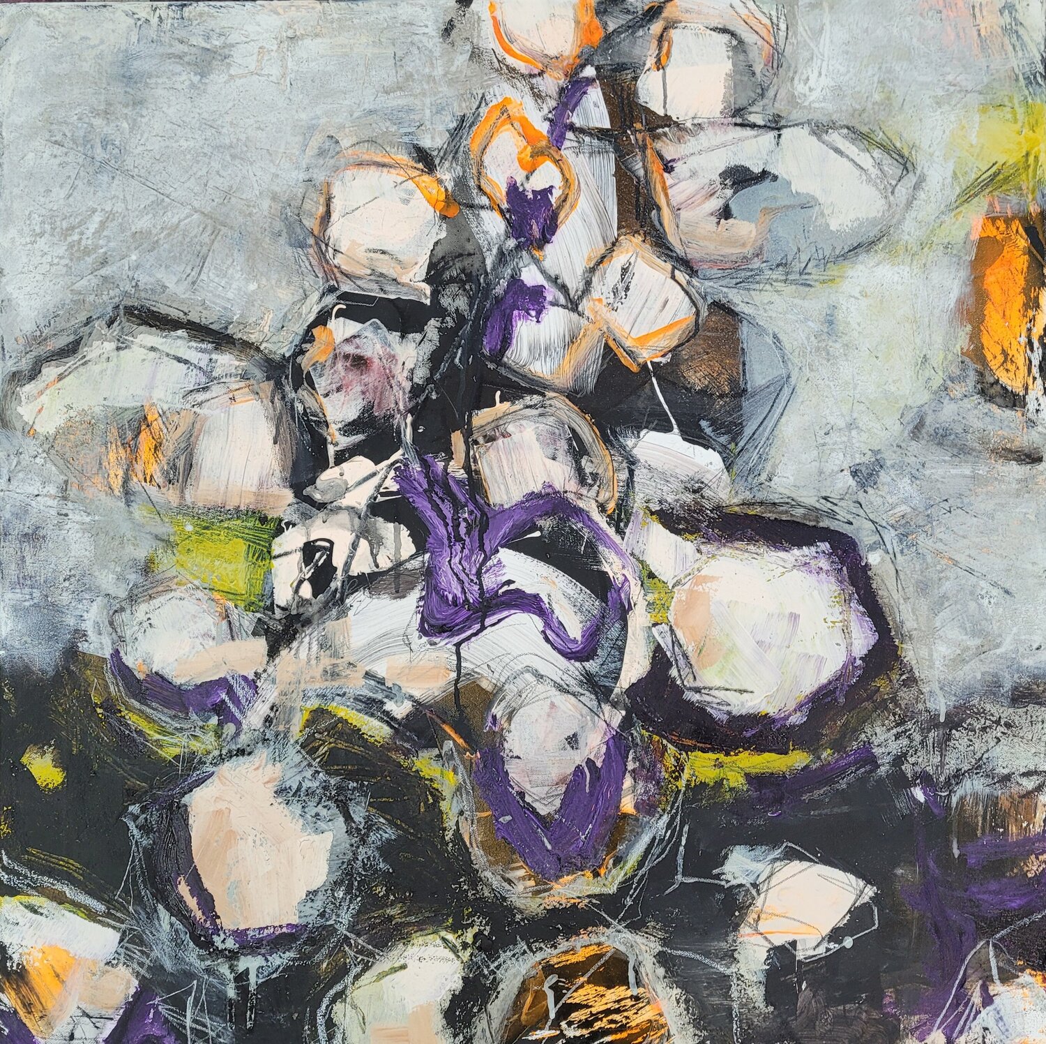 flora:may VI Bettina Zedlitz Original painting for sale