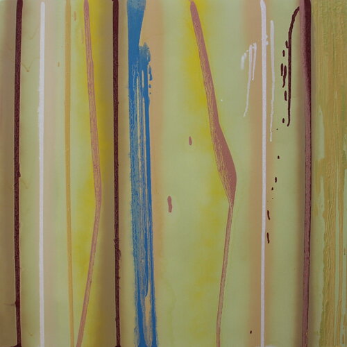 YELLOW DREAMS (Studies for: VER.LÄUFE IV) by Günther Baechler, Painting for Sale on Select