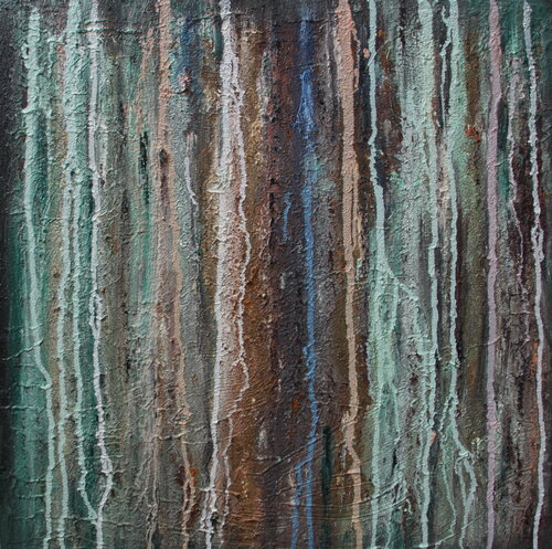 FOREST WALK (Studies for: VER.LÄUFE V) by Günther Baechler, Painting for Sale on Select