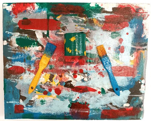 Revalorisation by Mo Lamine Sylla, Painting for Sale on Select