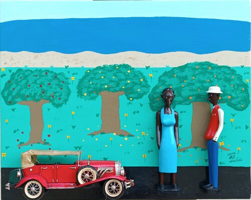 Balade en pleine nature by Mo Lamine Sylla, Painting for Sale on Select
