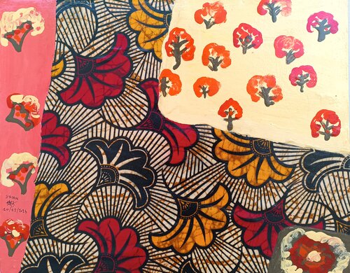 Jour de mariage (2) by Mo Lamine Sylla, Painting for Sale on Select