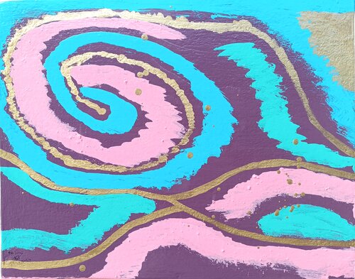Tourbillon by Mo Lamine Sylla, Painting for Sale on Select