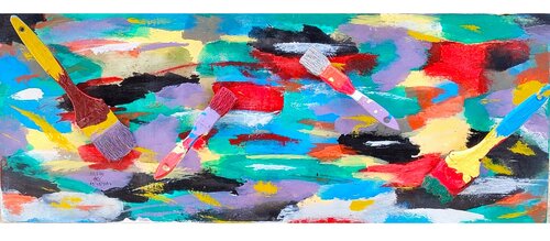 Lévitation #2 by Mo Lamine Sylla, Painting for Sale on Select