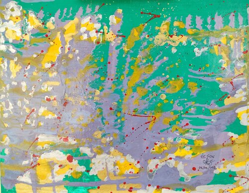 Saison des pluies by Mo Lamine Sylla, Painting for Sale on Select