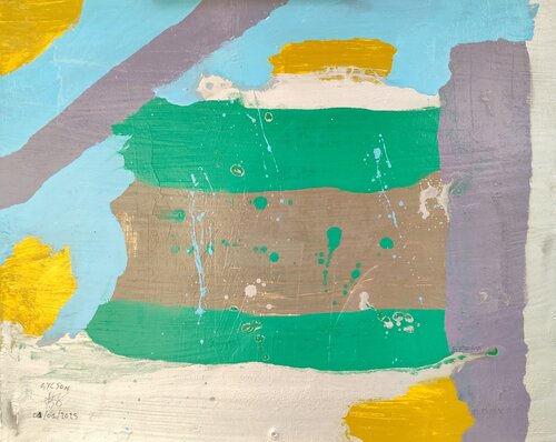 Etendard by Mo Lamine Sylla, Painting for Sale on Select