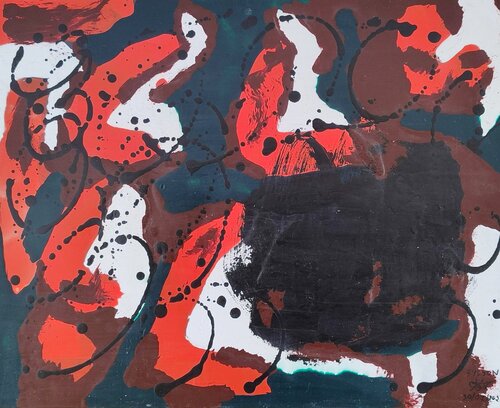 Soucoupe volante (1) by Mo Lamine Sylla, Painting for Sale on Select