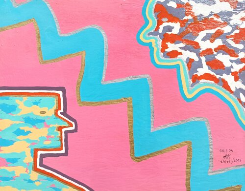 Illusions by Mo Lamine Sylla, Painting for Sale on Select