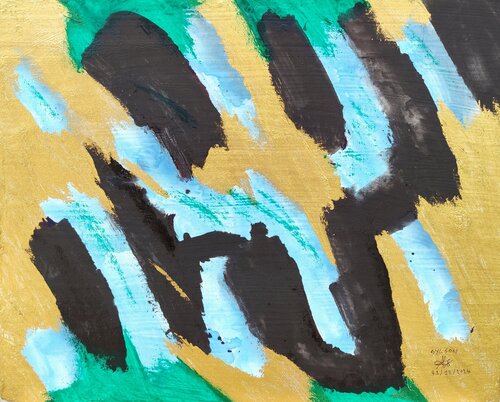 Ombre et lumière by Mo Lamine Sylla, Painting for Sale on Select