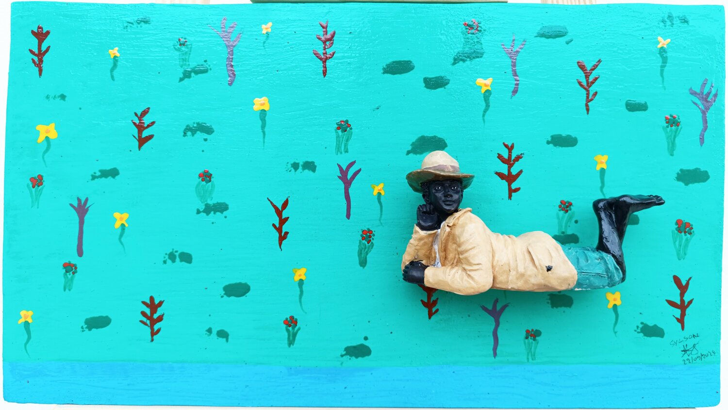 Connexion Mo Lamine Sylla Original painting for sale