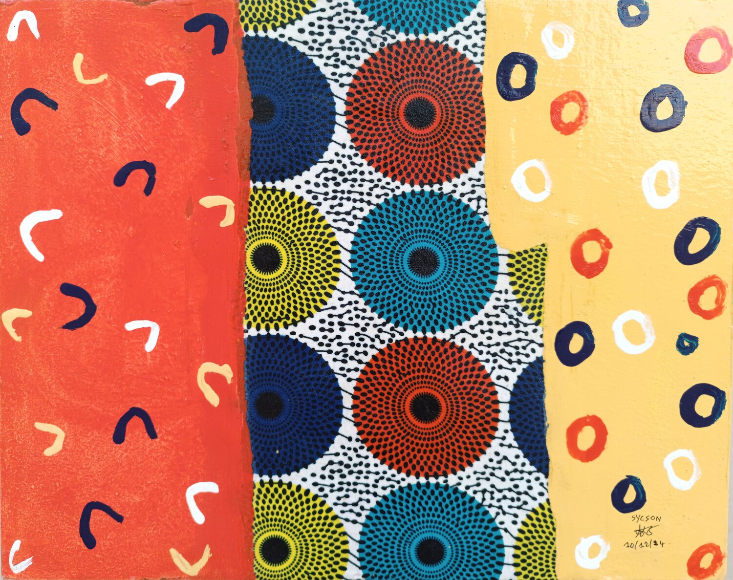 Causalité Mo Lamine Sylla Original painting for sale