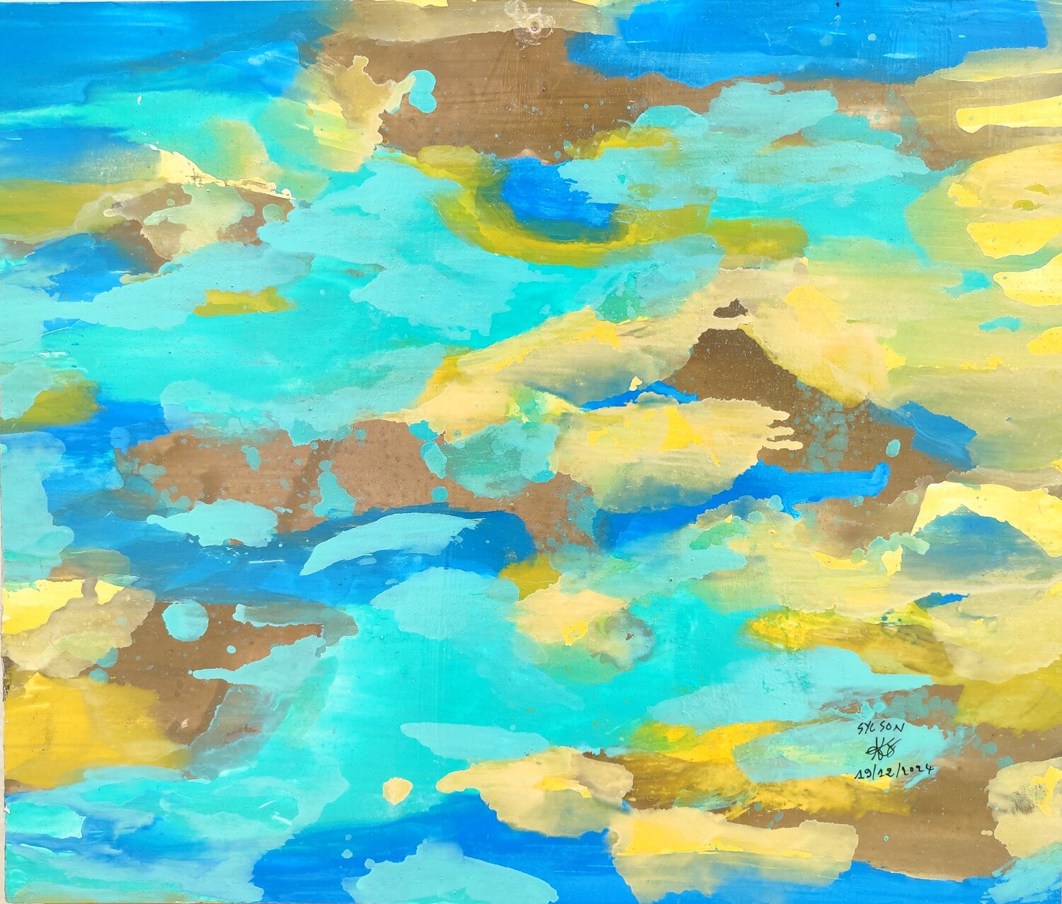 Stratocumulus Mo Lamine Sylla Original painting for sale
