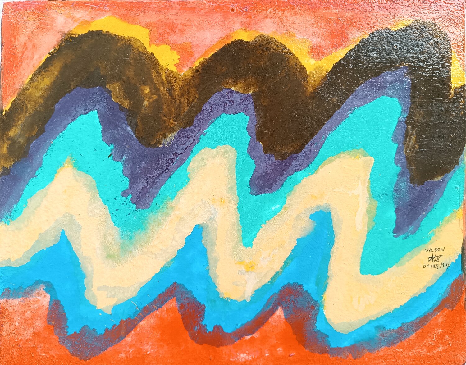 Alternance Mo Lamine Sylla Original painting for sale