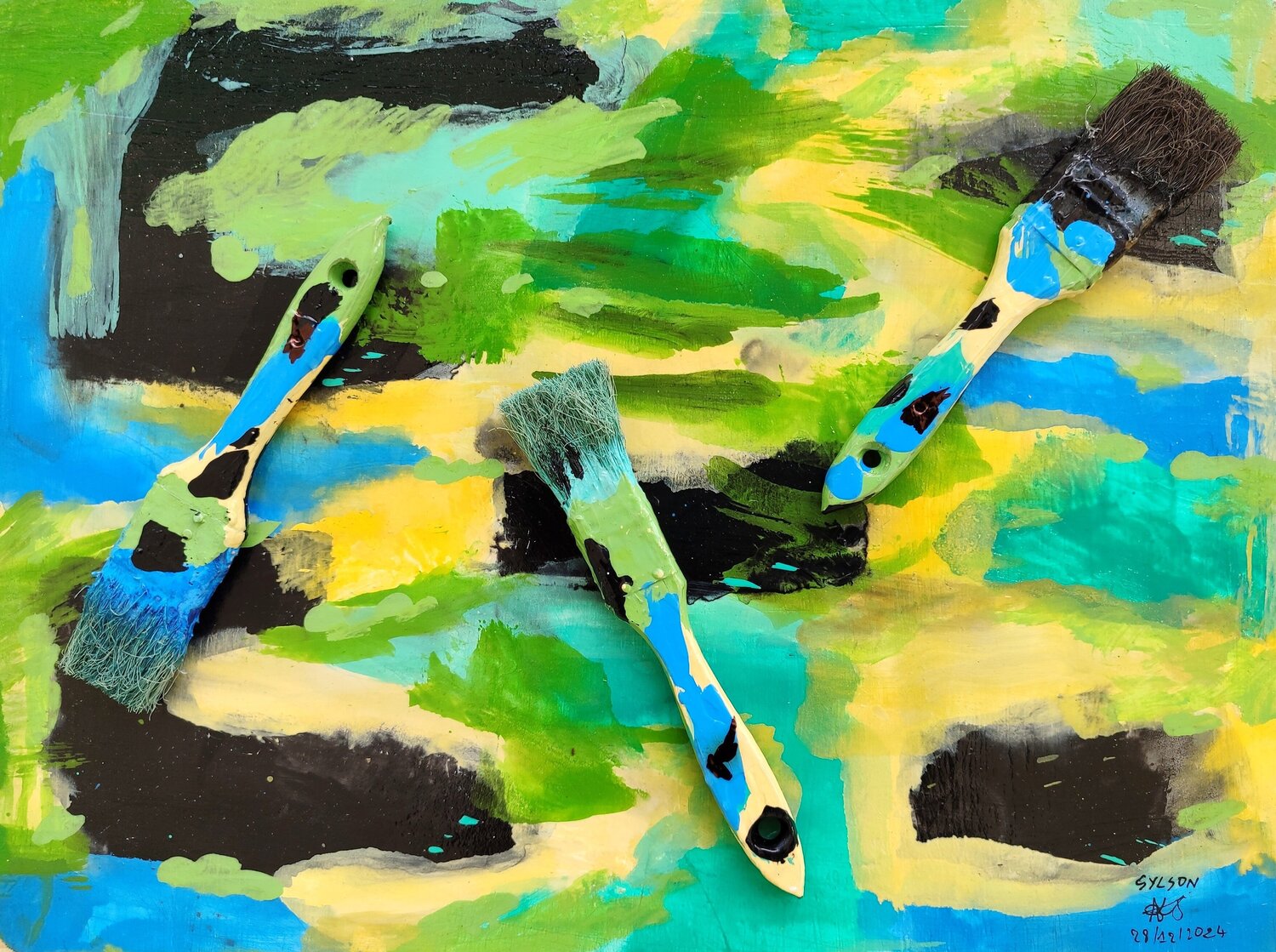 Valorisation Mo Lamine Sylla Original painting for sale
