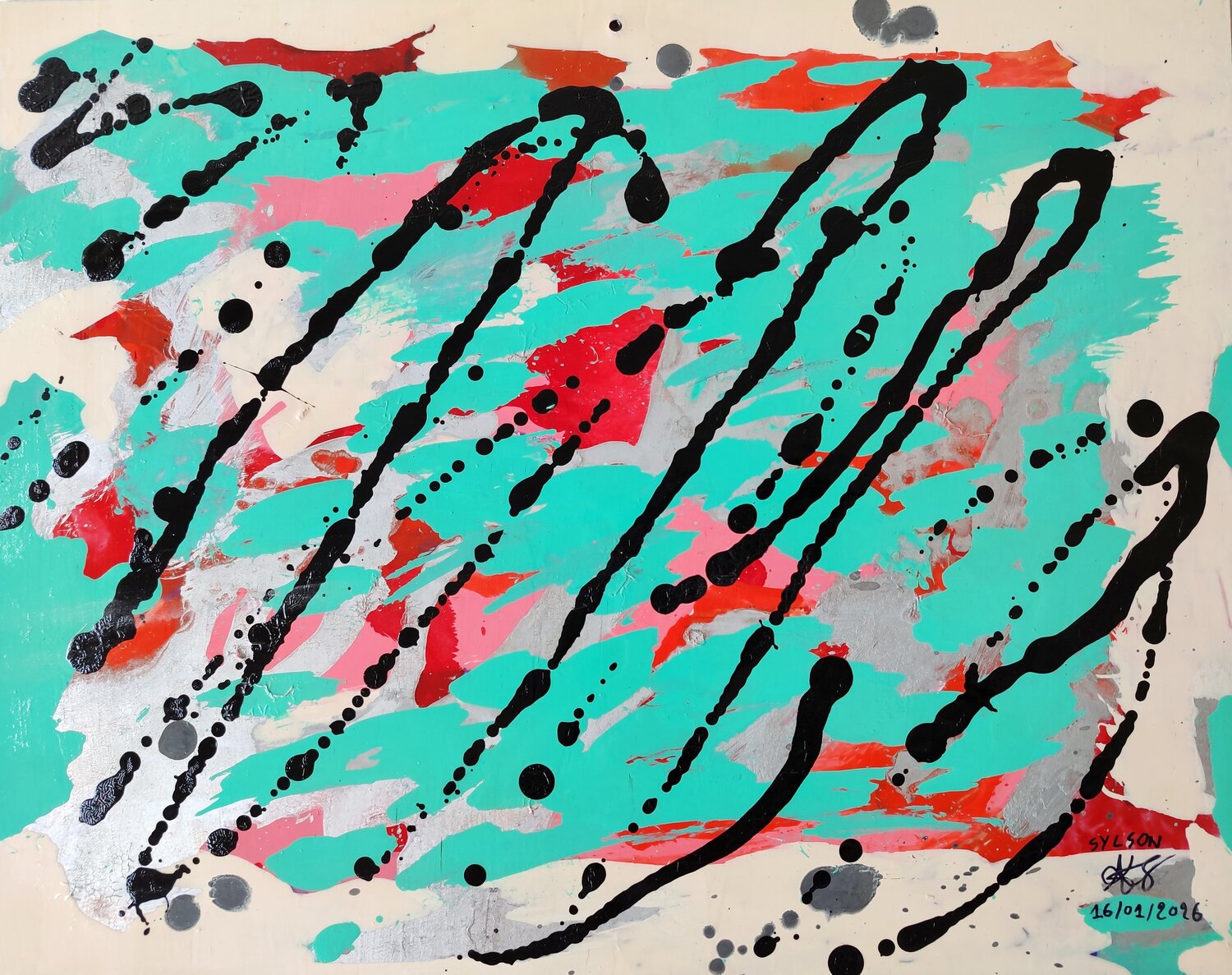 New beginning Mo Lamine Sylla Original painting for sale