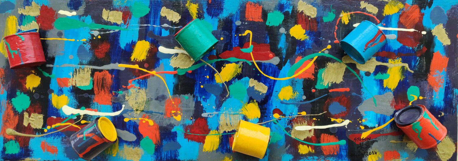 Nuage d'émotions Mo Lamine Sylla Original painting for sale