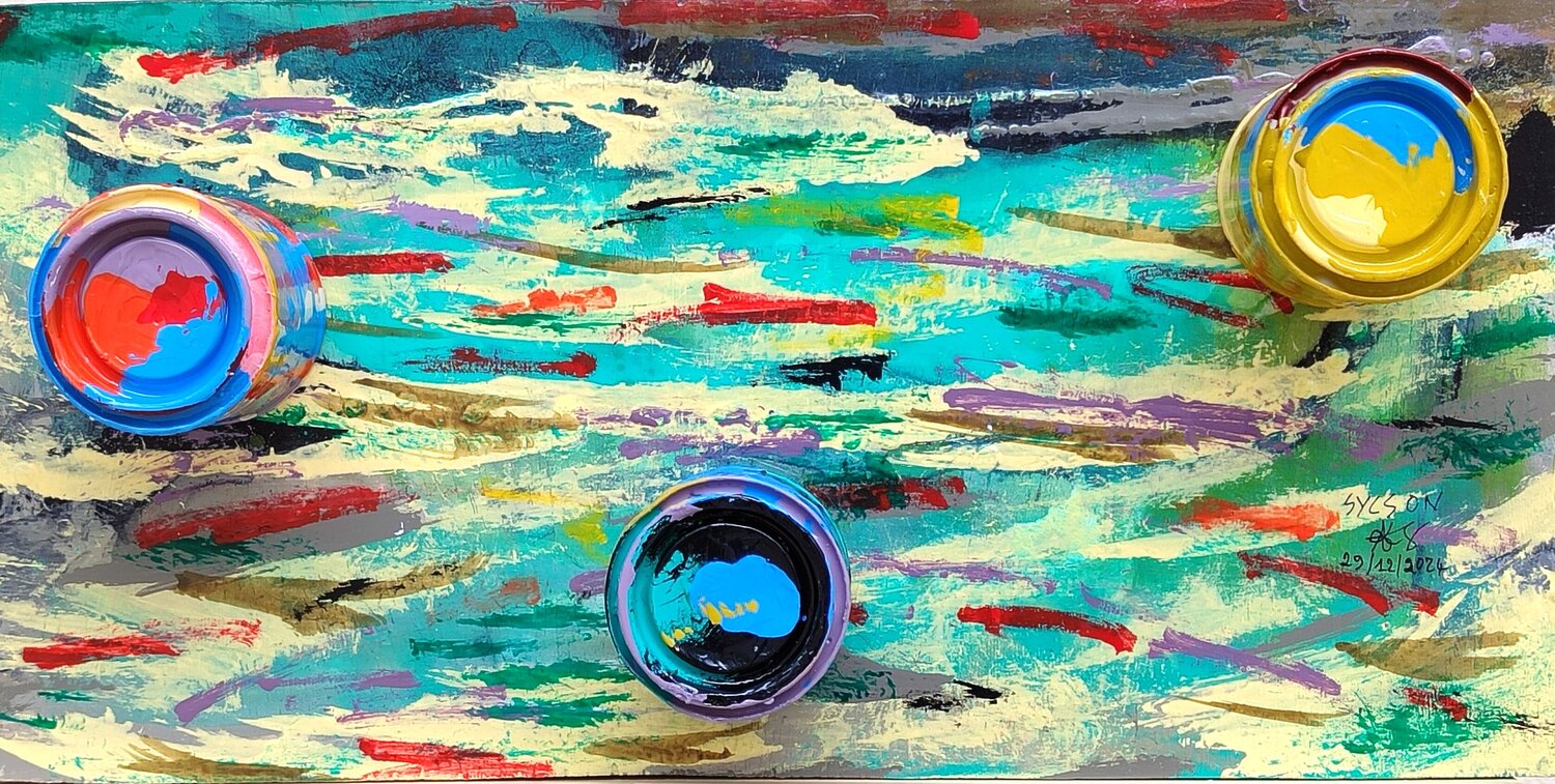 Valorisation (2l Mo Lamine Sylla Original painting for sale
