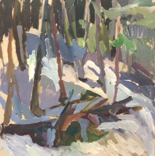 Dacha. March by Anna Trigub, Painting for Sale on Select
