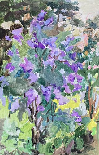 Lilac by Anna Trigub, Painting for Sale on Select