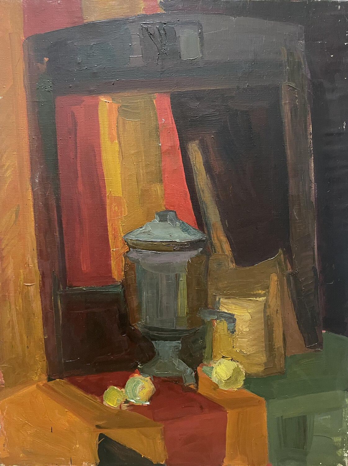 Still life with a samovar Anna Trigub Original painting for sale