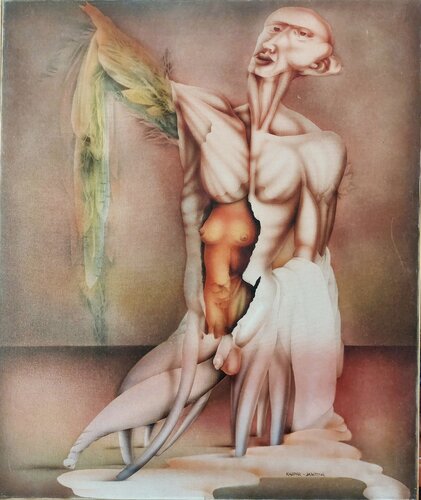 Offenbarung by Victoria Janotova, Painting for Sale on Select