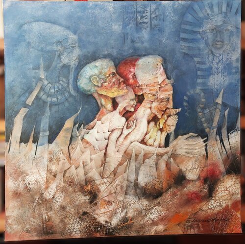 Exodus by Victoria Janotova, Painting for Sale on Select