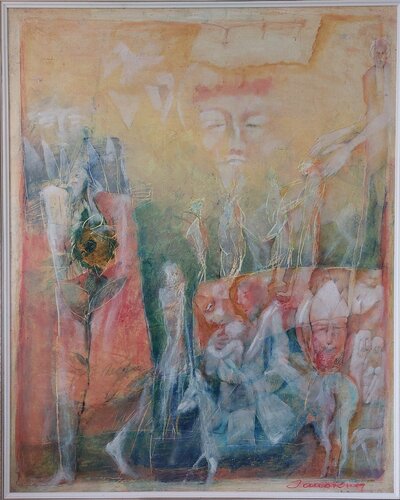 Schutzpatron by Victoria Janotova, Painting for Sale on Select