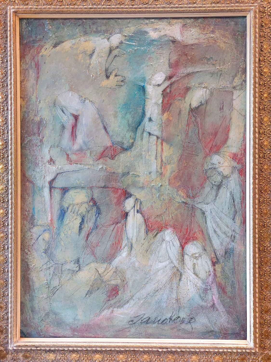 Kreuzigung Victoria Janotova Original painting for sale